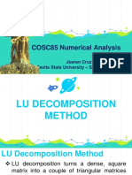 04 LU Decomposition Method