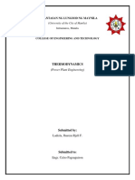 PPE Reporting Thermodynamics Written Report Ladisla