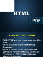 Chapter 7 HTML