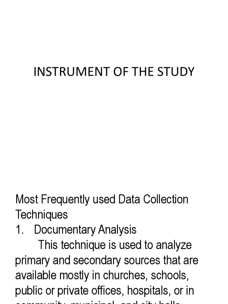 Data Collection Techniques Overview | PDF | Interview | Observation