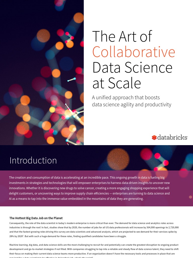 The Art of Collaborative Data Science at Scale | PDF | Apache Spark ...