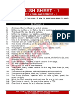 SHEET - 1 SUBJECT VERB AGREEMENT - pdf-1-1