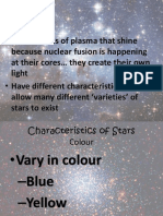 Characteristics of Stars