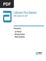 Abbott Calibration Point Selection - PRINTED PDF