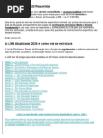 LDB Atualizada 2020 Resumida