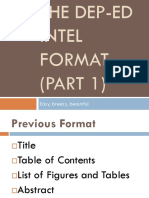 Intel Science Research Format Deped