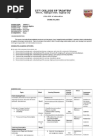 Syllabus of Abstract Algebra