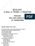 Bahan Kuliah Biologi I-2010