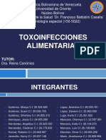 Diapositivas Toxoinfeciones Alimentarias