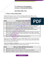 Money Bill in India Indian Polity Notes