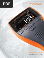 Elcometer 456 Coating Thickness Gauge - Datasheet