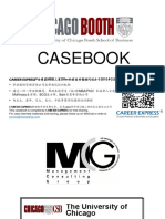 Chicago Booth Casebook Consulting Case Interview Book芝加哥大学布斯商学院咨询案例面试