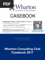 Wharton UPenn Casebook Consulting Case Interview Book 2017宾夕法尼亚大学沃顿商学院咨询案例面试