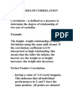 Measures of Correlation