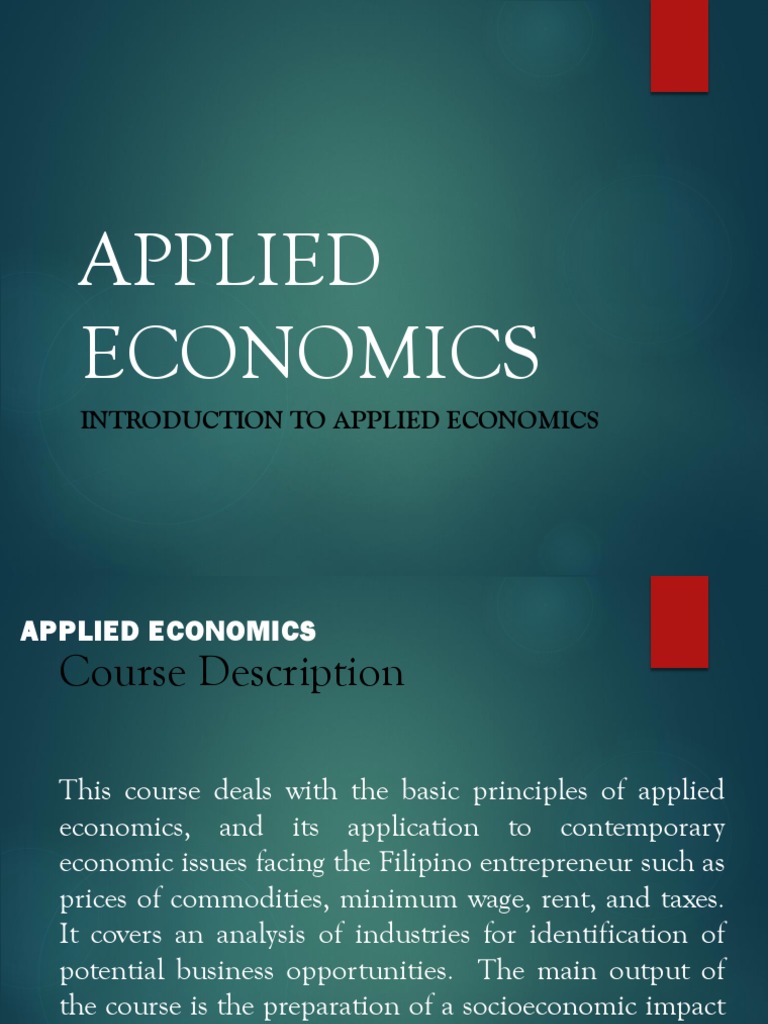 Intro To Economics PDF Resource Economics