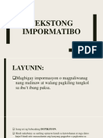 Tekstong Impormatibo