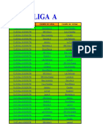 Calendario Liga A y B