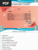 Web Based Inventory Management System in DBU