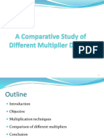 A Comparative Study of Different Multiplier Designs