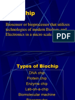 Biochip: Biosensor or Bioprocessor That Utilizes Technologies of Modern Biology and Electronics in A Micro Scale