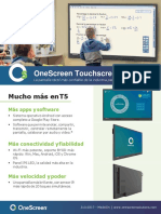OneScreen Touchscreen t5 65 Educacion