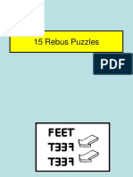 Rebus Puzzles ANSWER