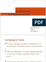 Women Entrepreneurs Development in India
