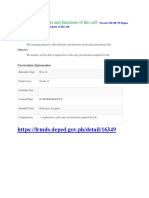 Identifying The Parts and Functions of The Cell-Passed 126-08-19 Ifugao Identifying The Parts and Functions of The Cell-G11