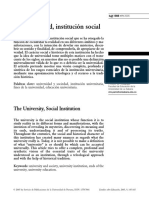 La Universidad Institución Social PDF