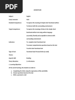 Application Letter Lesson Plan | PDF | Human Communication | Communication