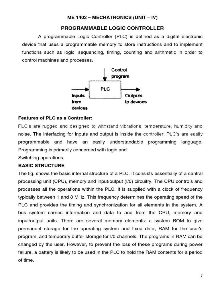 Programmable Logic Controller PDF Programmable Logic Controller Relay