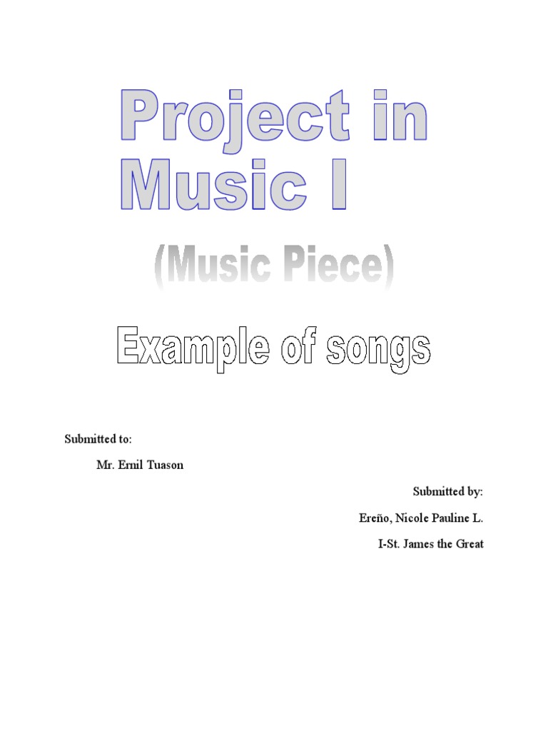 Types of Musical Compositions | PDF | Social Science | Art