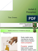 Kuliah UP 3 Presipitasi