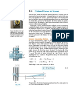 square_threaded_screw_and_belt_friction