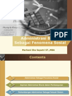 Materi 4 Administrasi Bisnis Sebagai Fenomena Sosial MHE PDF