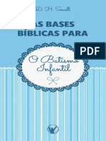 As Bases Bíblicas para o Batismo Infantil