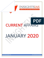 Insights January 2020 Current Affairs Compilation PDF