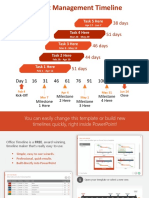 Project Management Timeline Powerpoint Template