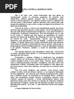 EVANGÉLICOS CONTRA o TEATRO e a QUADRILHA CAIPIRA