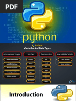 002 Python Variables and Python Data Types Updated