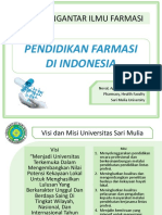 3.PIF - Pendidikan Kefarmasian Di Indonesia