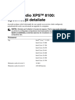 DELL Studio-Xps-8100 - Manual de Utilizare