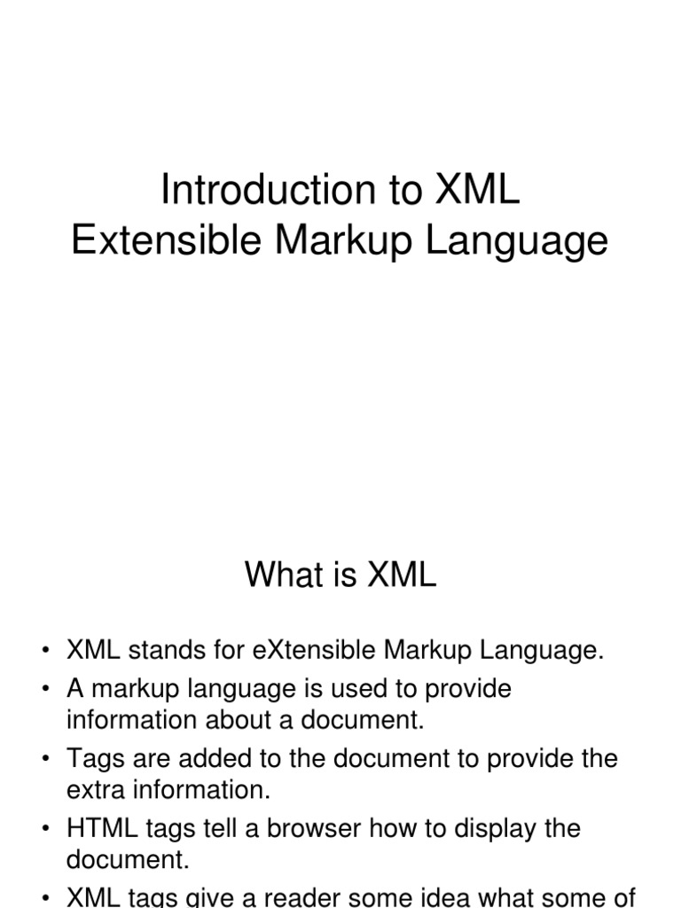 Understanding XML: Definition and Uses | PDF | Xml Schema | Xml