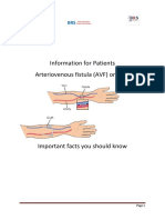Information For Patients AVF and Graft BRS Final PDF