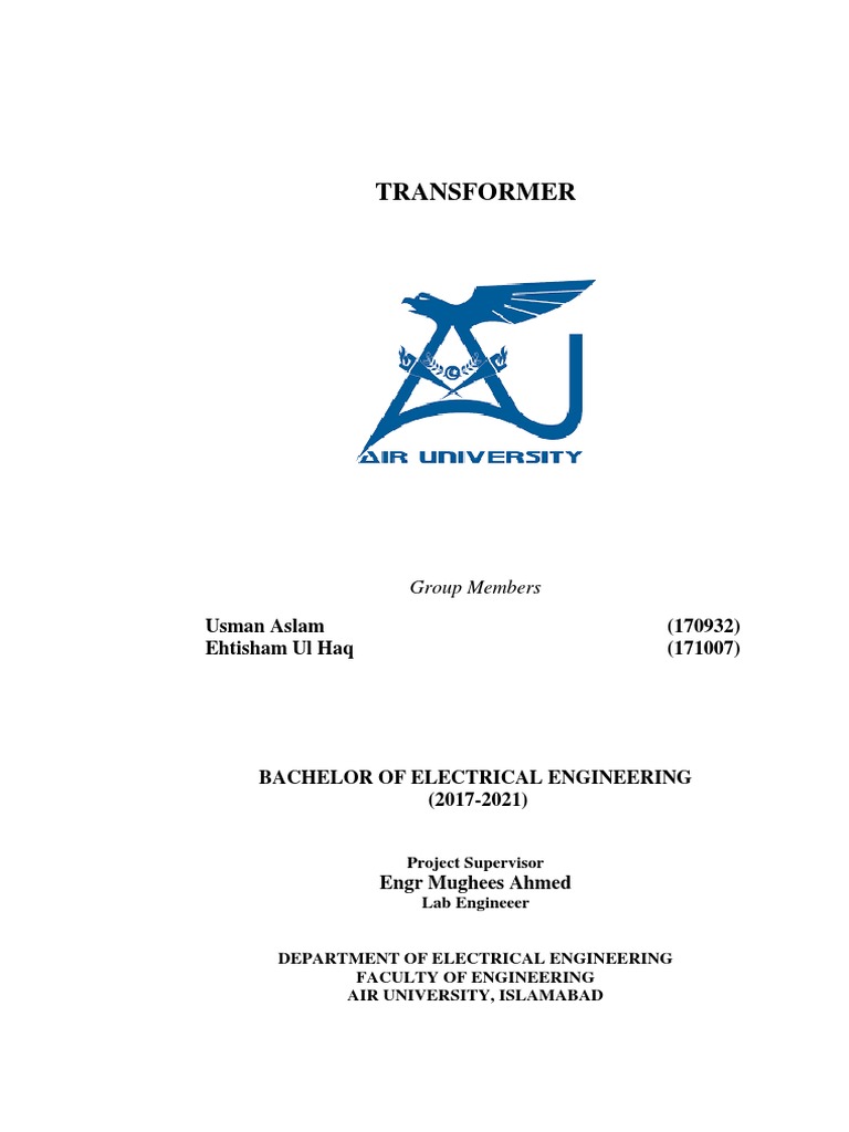 Single Phase Transformer Construction Guide | PDF | Transformer ...