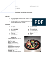 Edible cell model candy science project