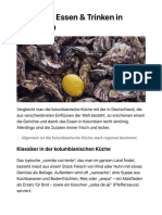 Typisches Essen & Trinken in Kolumbien - Kolumbien Reisen & Informationsportal PDF