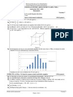 7 Evaluare Nationala Matematica Cu Barem 2014 - 2015 PDF