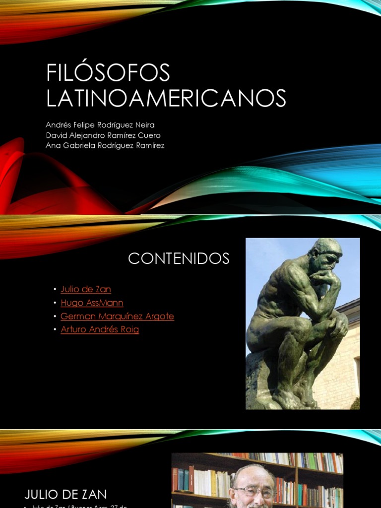 Filósofos latinoamericanos | America latina | Colombia