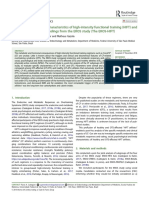 Clinical and Biochemical Characteristics of High-Intensity Functional Training (HIFT) and Overtraining Syndrome PDF